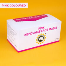 Disposable Face Masks Pink Colour