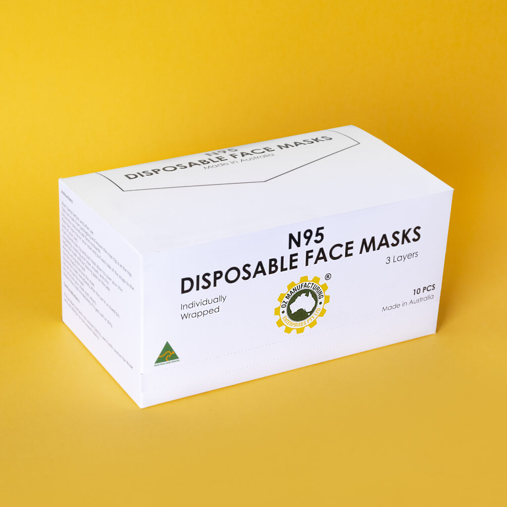 Buy P2, N95 Face Masks in Australia Locally Made Oz Manufacturing